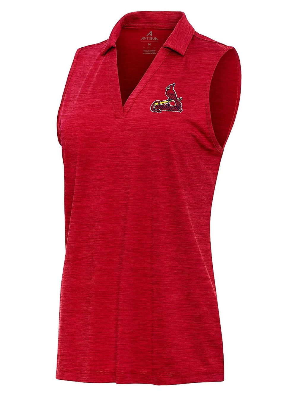 St. Louis Cardinals Baseball Red Sleeveless Polo | XXL